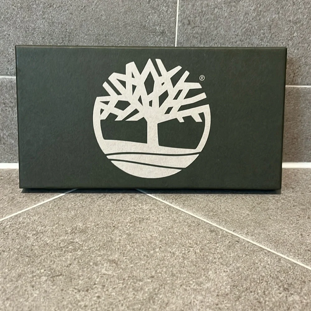 Timberland ID Card Case Wallet and Key Ring FOB Gift Boxed Set new blue green